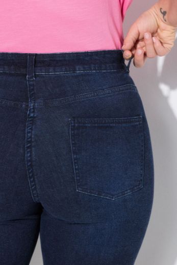 Plus size veliki brojevi Traperice ravnih nogavica za punije