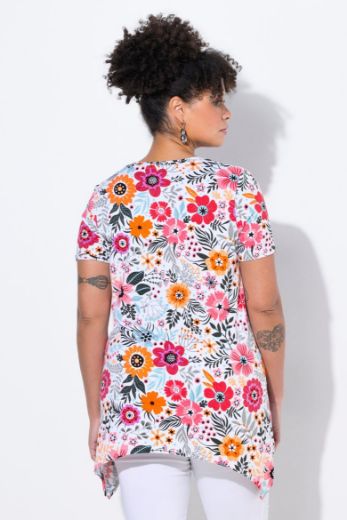 Plus size veliki brojevi Košulja cvjetnog uzorka za punije