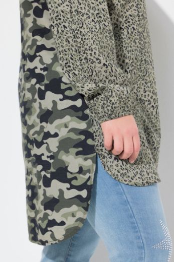 Plus size veliki brojevi Bluza s leopard uzorkom za punije