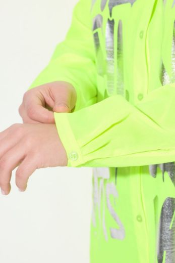 Plus size veliki brojevi Bluza s printom folije za punije
