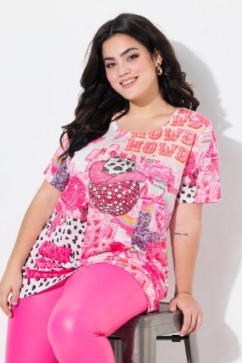 Plus size veliki brojevi Mjica kratkih rukava za punije
