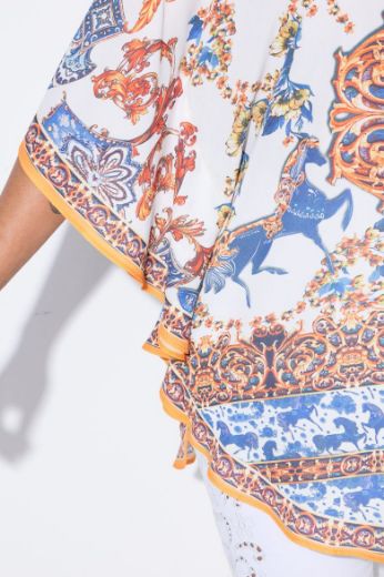 Plus size veliki brojevi Bluza kaftan za punije