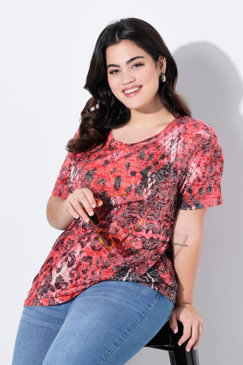 Plus size veliki brojevi Majica kratkih rukava za punije