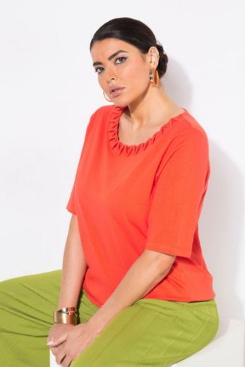 Plus size veliki brojevi Majica kratkih rukava okruglog ovratnika za punije