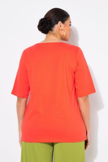 Plus size veliki brojevi Majica kratkih rukava okruglog ovratnika za punije