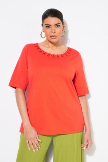 Plus size veliki brojevi Majica kratkih rukava okruglog ovratnika za punije