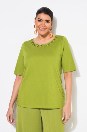 Plus size veliki brojevi Majica kratkih rukava okruglog ovratnika za punije