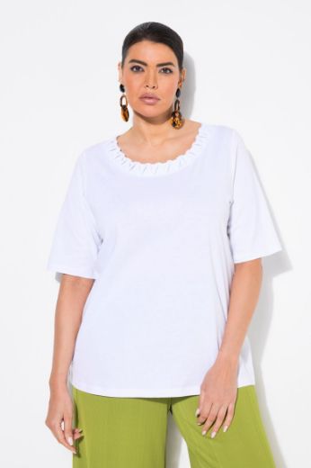 Plus size veliki brojevi Majica kratkih rukava okruglog ovratnika za punije