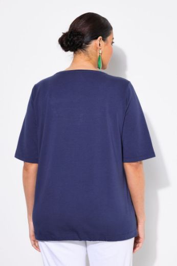 Plus size veliki brojevi Majica kratkih rukava okruglog ovratnika za punije