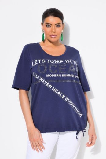 Plus size veliki brojevi Majica kratkih rukava okruglog ovratnika za punije