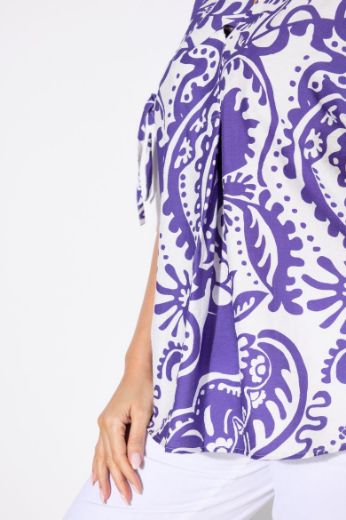 Plus size veliki brojevi Bluza kratkih rukava V ovratnika za punije