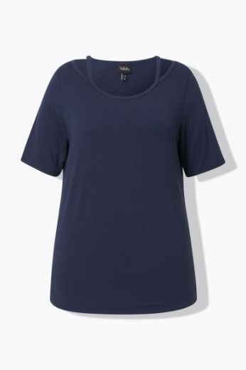 Plus size veliki brojevi Majica kratkih rukava okruglog ovratnika za punije