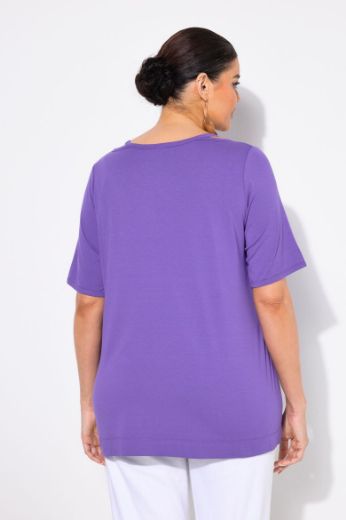 Plus size veliki brojevi Majica kratkih rukava okruglog ovratnika za punije