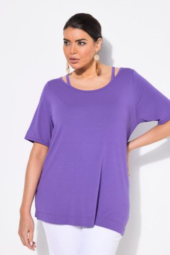 Plus size veliki brojevi Majica kratkih rukava okruglog ovratnika za punije