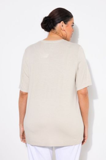 Plus size veliki brojevi Majica kratkih rukava okruglog ovratnika za punije