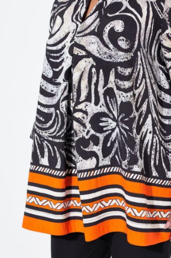 Plus size veliki brojevi Tunika 3/4 rukava A kroja za punije
