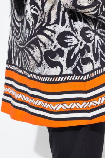 Plus size veliki brojevi Tunika 3/4 rukava A kroja za punije