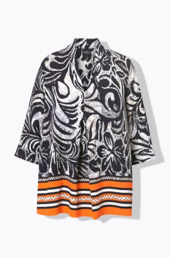 Plus size veliki brojevi Tunika 3/4 rukava A kroja za punije