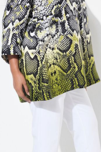 Plus size veliki brojevi Tunika 3/4 rukava A kroja za punije