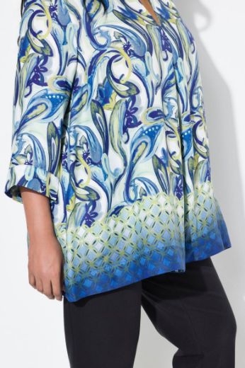 Plus size veliki brojevi Tunika 3/4 rukava A kroja za punije