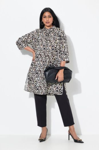 Plus size veliki brojevi Bluza 3/4 rukava dužeg A kroja za punije