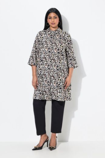 Plus size veliki brojevi Bluza 3/4 rukava dužeg A kroja za punije