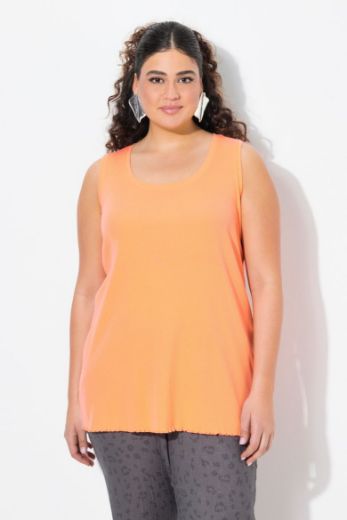Plus size veliki brojevi Majica bez rukava okruglog ovratnika za punije