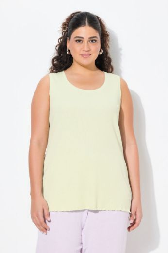 Plus size veliki brojevi Majica bez rukava okruglog ovratnika za punije