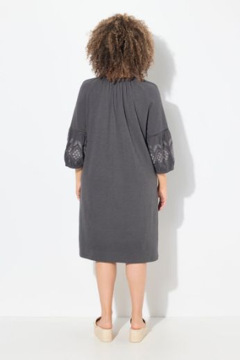 Plus size veliki brojevi Haljina 3/4 rukava A kroja za punije