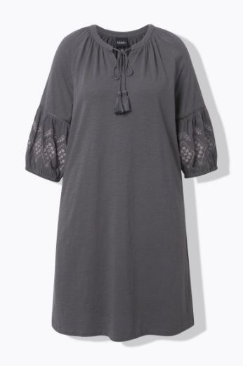 Plus size veliki brojevi Haljina 3/4 rukava A kroja za punije
