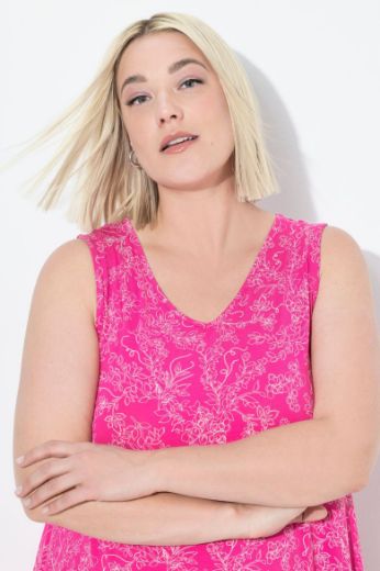 Plus size veliki brojevi Haljina maxi bez rukava za punije