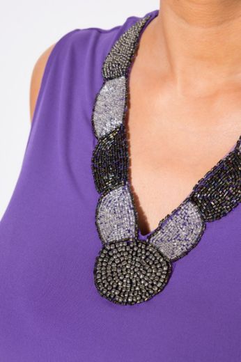 Plus size veliki brojevi Majica bez rukava A kroja za punije