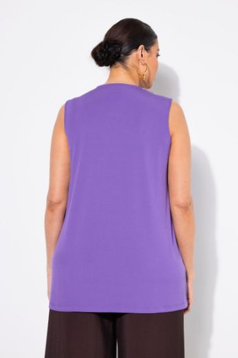 Plus size veliki brojevi Majica bez rukava A kroja za punije