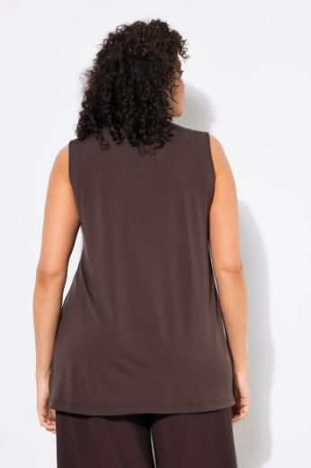Plus size veliki brojevi Majica bez rukava A kroja za punije