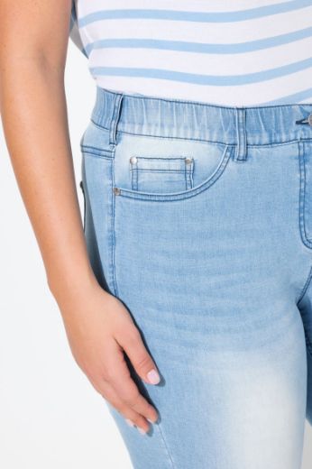 Plus size veliki brojevi Traperice uskih nogavica za punije