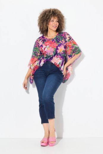 Plus size veliki brojevi Traperice skraćenih nogavica za punije