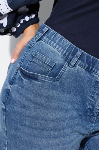 Plus size veliki brojevi Traperice bermude širih nogavica za punije