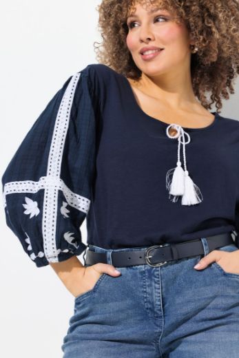 Plus size veliki brojevi Traperice bermude širih nogavica za punije