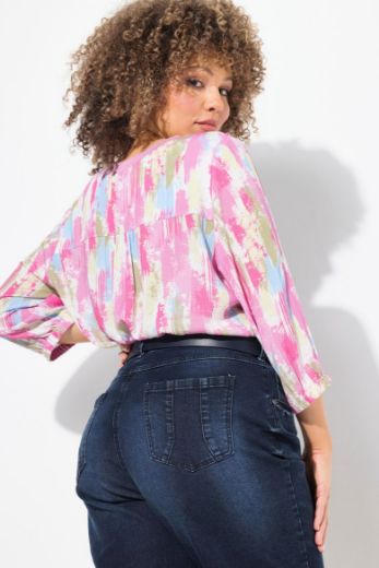 Plus size veliki brojevi Traperice bermude širih nogavica za punije
