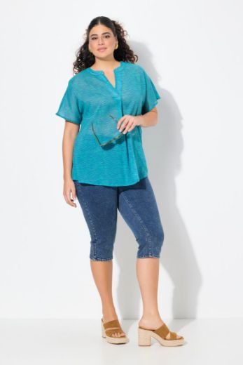Plus size veliki brojevi Traperice Capri za punije