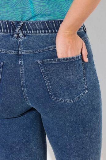 Plus size veliki brojevi Traperice Capri za punije