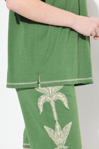 Plus size veliki brojevi Majica kratkih rukava V ovratnika za punije