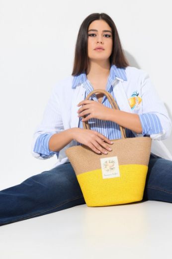 Plus size veliki brojevi Torba od slame pletena za punije