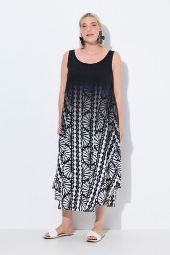 Plus size veliki brojevi Haljina maxi bez rukava za punije