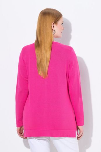 Plus size veliki brojevi Kardigan na kopčanje za punije