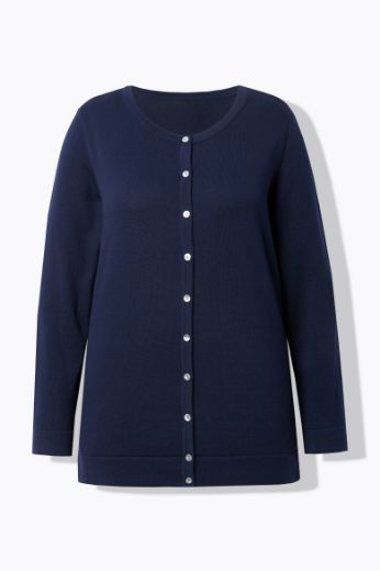 Plus size veliki brojevi Kardigan na kopčanje za punije