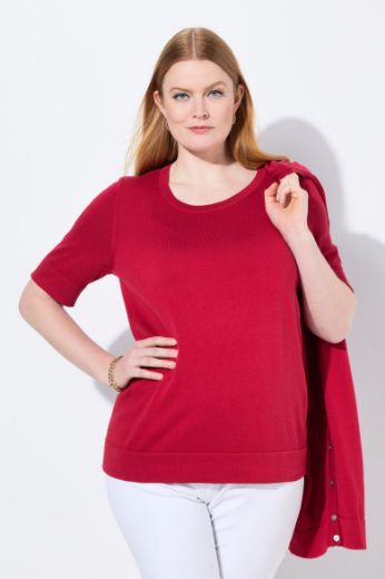 Plus size veliki brojevi Majica kratkih rukava okruglog ovratnika za punije