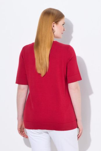 Plus size veliki brojevi Majica kratkih rukava okruglog ovratnika za punije