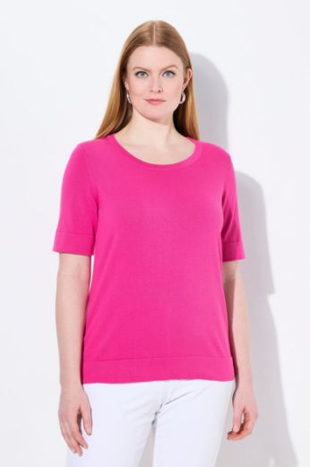 Plus size veliki brojevi Majica kratkih rukava okruglog ovratnika za punije