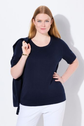 Plus size veliki brojevi Majica kratkih rukava okruglog ovratnika za punije